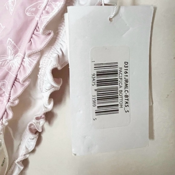 Dippin Daisy's Women's Pacifica Bikini Bottom NEW Size Small Pink Butterfly - Picture 4 of 8